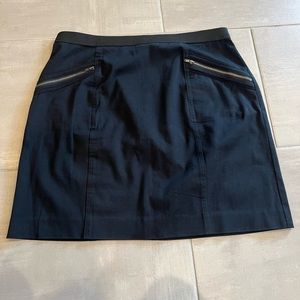 Theory Black Mini Skirt Size 10